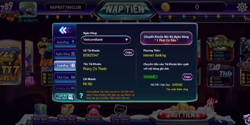 rút tiền 789Club rút tiền 789Club